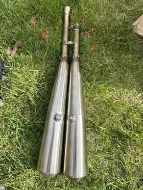 2202947 Triumph Silent Exhaust Street Scrambler 900 2017-2020