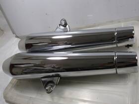 2203460 Triumph 16-21 Thruxton 1200 R Oem Left Right Exhaust Muffler Pipe Silencer
