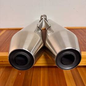 2203872 Triumph 2016-2019 Thruxton R 1200 Oem Exhaust Muffler Slip-on Set