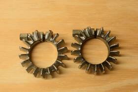 70-4501 Triumph Oem Exhaust Clamps 650 1963-72 Bonneville Tr6 Unit Header Finned