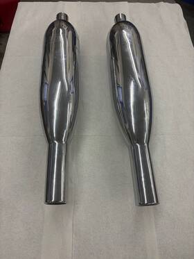 9730001 Triumph 1995 Thunderbird Off Road Oem Mufflers