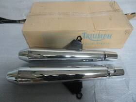 A9600382 Triumph Bonneville Tapered Silencer Mufflers