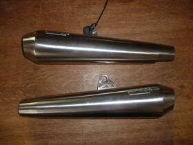 A9600887 Triumph Vance And Hines Factory Accessory Slipon Mufflers Exhaust Thruxton Sp Twin