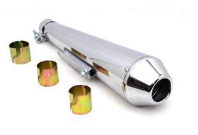 A9601027 Triumph Reverse Megaphone Chrome 17 Inch Classic Muffler