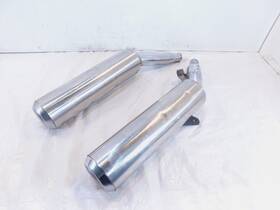 T2201001 Triumph 96-03 Trophy 3 900 And 4 1200 Chrome Left/right Rear Exhaust Muffler Pipes