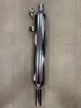 T2201089 Triumph Bonneville T120 Liquid Cooled Lh Exhuast Silencer Part #