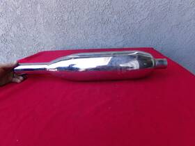 T2201550l Triumph Thunderbird 900 Exhaust Muffler Pea Shooter Left Repaired Oem Nice 2002