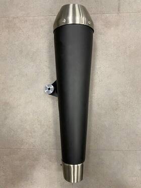 T2202563 Triumph Speed Twin 1200 Left Hand Silencer In Black Part #