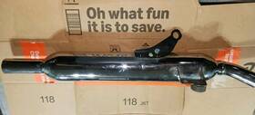 T2202652 Triumph Bonneville 800 02-06 Left Exhaust System Muffler Us Ship