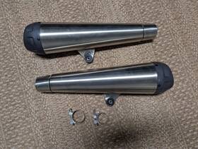 T2204415 Triumph Speed Twin 1200 Oem Mufflers 2204415 And 2204416 Left Right
