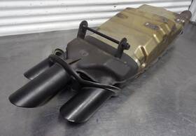 T2204750 Triumph 05-12 Sprint St 1050 Factory Muffler W Exhaust Triple Tip
