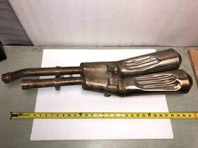 T2205019 Triumph Scrambler 1200 Silencer Muffler Exhaust - Genuine Used