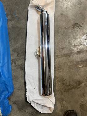 T2205270 Triumph Eb1274 2014 14 Thunderbird 1700 Left Muffler Silencer