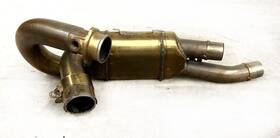 T2205959 Triumph Scrambler 1200 Xe / Xc Factory Exhaust Catbox - 1389 Msrp