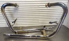T2206190 Triumph 09-16 Bonneville T100 Front Exhaust Down Pipes Headers W O2 Sensors