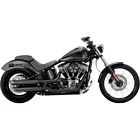 46847 Twin Black Vance Slash 3in. Hines Slip-ons