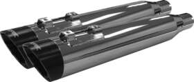 005-4560499d-s Two Brothers Racing Chrome/black Slash Cut Slip-on Systems