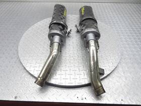 11404tl Two Brothers Racing 2005 03-05 Yamaha Fjr1300 Fjr 1300 Exhaust Mufflers Pair