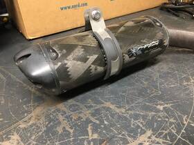 Tbr005-15504-b Two Brothers Racing Nice Black Series Slip-on Exhaust Triumph Daytona 675 06-12 Carbon