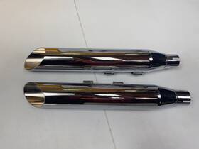 1801-0131 Vance & Hines Cycle Shack Harley 05-06 Softail Deluxe 3 Inch Slip On Mufflers Exhaust