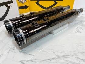 47143 Vance & Hines Krome Werks 95-16 Harley Touring 4 Inch Monster Slip-ons Dual