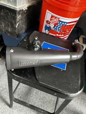 48237 Vance & Hines And - Upsweep Slip-on Muffler Black 2024 Honda Grom