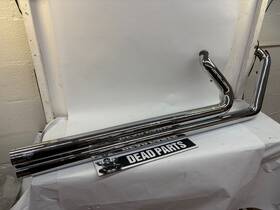 D265 Vance & Hines Harley And V&h Long Shot Softail Exhaust Pipes Mufflers
