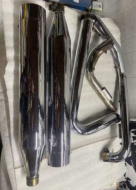 D623rc-r Vance & Hines Harley Touring Dual Exhaust Vance& 450 Titan Slip-on #d623r 98-16