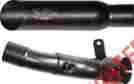 Vegsxr1k9b Voodoo Shorty Slip-on Exhaust Single Conversion Black