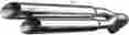 Vespyk8p Voodoo Shorty Slip-on Exhaust-dual-polished