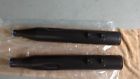 Vh-46714 Vance And Hines Black Eliminator Harley Slip On Mufflers