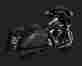 Vh0188 16549 Vance Hines Os 450 4-1 2 Slip-on Mufflers Black 95 16 Harley Touring