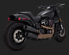 1801-1250 Vh0296 Vance Hines And Slip On Mufflers Hi Output Fat Bob