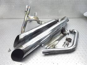 1262226 Victory 2009 08-09 Vision Touring Exhaust Muffler Header Manifold Heat Shield