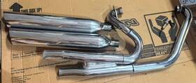 Vmd42c1731 Victory Polaris Kingpin Chrome Exhaust Muffler Header Excellent Slash Cut