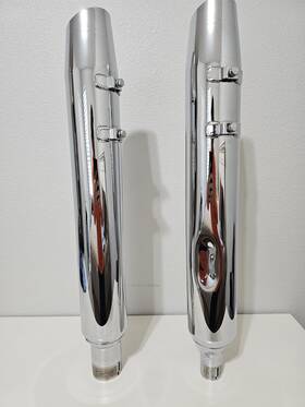 Pt2017 Wild Pigs 4 Inch Slip On Pipes Harley-davidson Touring. No Clamps Included