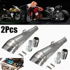 Wsu281522 Matcc Piar Exhaust Muffler Silencer Silver Stainless Steel 8118278201516