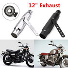 Xhn816192 Matcc Universal Shorty Motorcycle Exhaust Pipe For Harley 6091693237877
