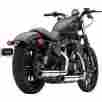 8675703 Xl1200v Cobra Slip-on Rpt Mufflers 3 Chrome Harley Sportster Seventy-two 14-16