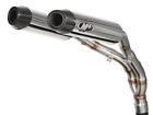 Ya9922 Yamaha Std Undertail Polished Dual Slip On Exhaust Muffler