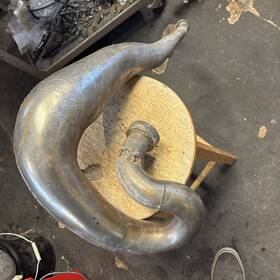 012-020129 Yamaha 1989 Yz250 Muffler Exhaust Silencer Fmf Gold Series Fatty