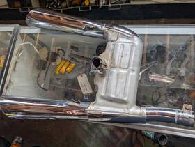 10l-14711-00-00 Yamaha 10l-14711 82 Xv920 Xv920j Oem Exhaust Muffler Assembly
