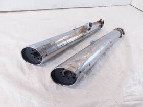 15r-14711-00-00 Yamaha 1982-1983 Xj750 Maxim 750 Chrome Left/right Exhaust Muffler System Pipes