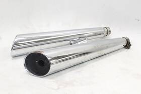 15r-14711 Yamaha 1982 Xj750r Exhaust Pipe Muffler Slip On Can Oem