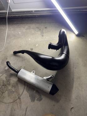 5nx-11 Yamaha 1p800 2006 Yz250 Header Expansion Chamber And Silencer Like New