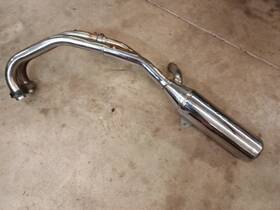 1uf-14704-00-00 Yamaha Fazer Fzx700 Right Muffler With Exhaust Pipe #2