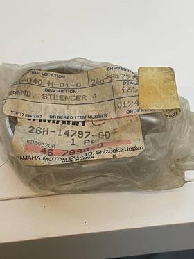 26h-14797-00-00 Yamaha New Oem 26h-14797-00 Exhaust Clamp Nos