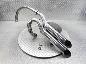 2gv-14711 Yamaha 1996 93-00 Virago Xv535 Exhaust Muffler Header Head Pipe Manifold Tube
