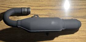 3x3-14753-00-00 Yamaha 3x3-14753-00. Oem Exhaust Silencer. Fits Yt125 80-85