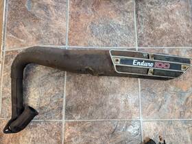 429-14610-00-00 Yamaha 74 75 Dt100 Muffler Exhaust Pipe Guard 1974 1975 Dt 100